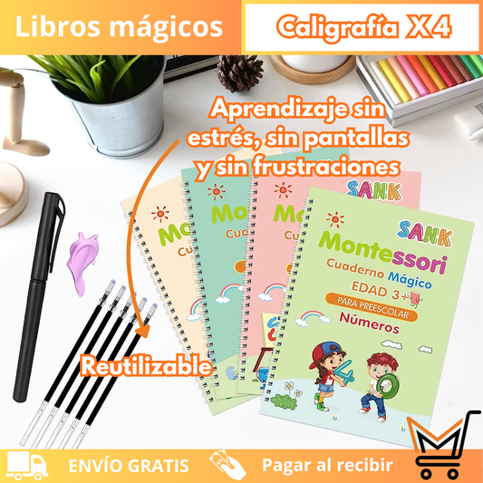 Libros mágicos de caligrafía👦🏻✍🏻